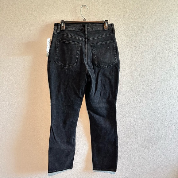 NEW Abercrombie & Fitch Curve Love Ultra High Rise 90s Slim Straight Jeans Cross - Picture 3 of 15